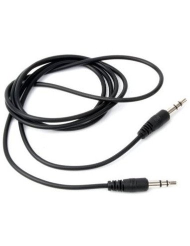 Cable Estéreo Aisens A128-0141/ Jack 3.5 Macho - Jack 3.5 Macho/ 30cm/ Negro