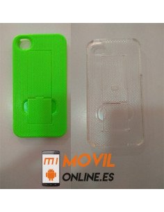 Funda rígida con soporte para iPhone 4 / 4S