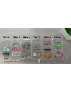 Funda de gel con dibujos para iPhone 5 / 5S / SE