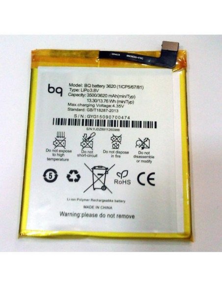 Batería para BQ Aquaris M5.5 (3620)