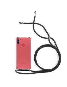Funda Gel transparente Anti-golpe con Cordón - Samsung A11 / M11