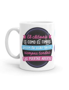 Taza - ZC - El clítoris es como