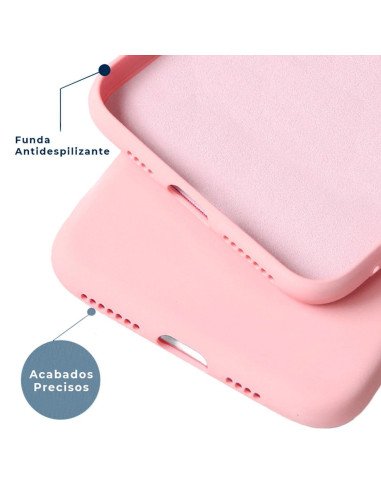 Funda de silicona suave Roja para Samsung A05s