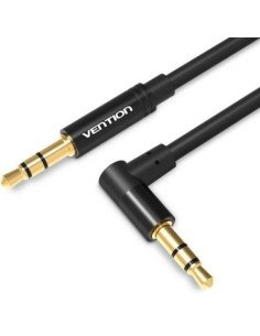 Cable Estéreo Vention BAKBF-T/ Jack 3.5 Macho - Jack 3.5 Macho/ 1m/ Negro
