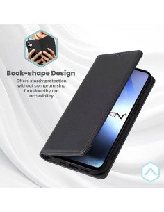 Funda libro polipiel para Redmi Note 15 Pro 5G 2